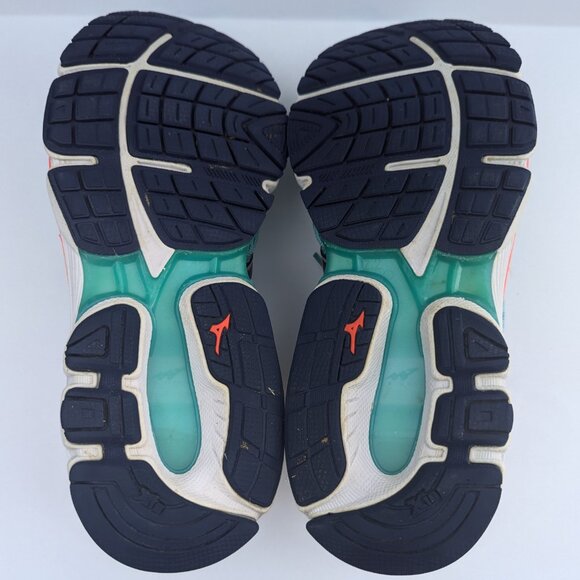 Mizuno Women's Wave Inspire 13 in Teal, Black and Red - Size 7 Running Sneaker - Picture 5 of 6